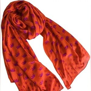 Adorable Elephant Print Stella and Dot Scarf/Warp